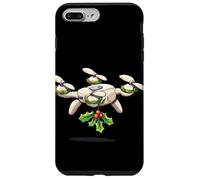 Bel drone con vischio per divertenti ricordi di Natale Custodia per iPhone 7 Plus/8 Plus