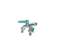 Bel-Fer Di Belotti Ottavio & C. S.N Rubinetto a sfera cromato con doppia uscita RUB/027 - Colori assortiti