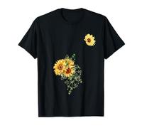 Bel Fiore Giallo Divertente Unisex Design Uomo Donna Tee Maglietta