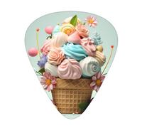 Bel gelato plettri per chitarra di dimensioni sottili, medie e spesse, set da 12 pezzi, adatti per chitarra elettrica e vari strumenti