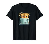 Bel Look tostapane con Brindisi per Gli Amanti della Colazione Maglietta