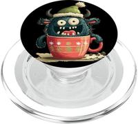 Bel mostro in Winter Cup per gli amanti della cioccolata calda PopSockets PopGrip per MagSafe