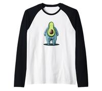 Bel pigiama avocado che porta risate accoglienti Maglia con Maniche Raglan