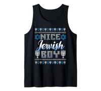 Bel Ragazzo ebreo Divertente Hanukkah Menorah Brutto Natale Canotta
