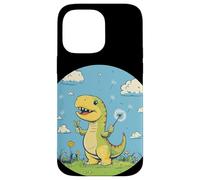 Bel sogno di dinosauro con questo dente di leone galleggiante Custodia per iPhone 14 Pro Max