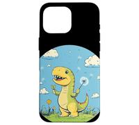 Bel sogno di dinosauro con questo dente di leone galleggiante Custodia per iPhone 16 Pro Max