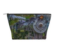 Bel treno a vapore, Borsa da toilette Borsa per trucco Borsa per cosmetici Borsa da toilette da viaggio portatile