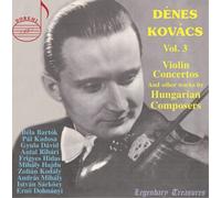 Bela Bartok Dénes Kovács: Violin Concertos and Other Works By Hungarian... (CD)