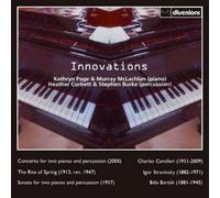 Bela Bartok Innovations: Music for Two Pianos and Percussion (CD) Album
