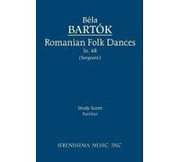 Bela Bartok Romanian Folk Dances, Sz.68 (Tascabile)