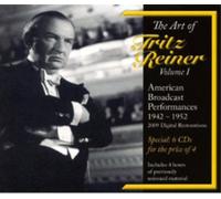 Bela Bartok The Art of Fritz Reiner - Volume 1 (CD) Album
