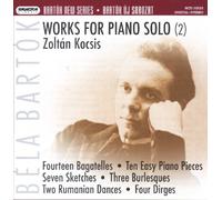 Béla Bartók - Works for Pno Solo Vol. 2