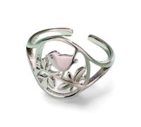 Belachick Classico Anello Anelli Gioielli Donna Uomo Anelli Di Apertura A Forma Di Uccelli A Ramo Cavo Per Le Donne Individualmente Creativo Anello Regolabile Argento Ridimensionabile