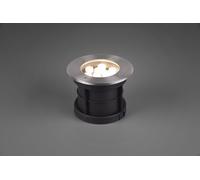 BELAJA FARO SEGNAPASSI INCASSO CARRABILE LED DA ESTERNO TONDO ACCIAIO SATINATO MAX 2.000KG IP65 D.17CM 3000k 900lm 8W