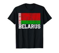 Belarus Flag Family Pride Country Nation Vintage Men Women Maglietta
