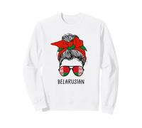 Belarusian Girl Belarusian Heritage Belarus Flag Felpa