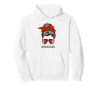 Belarusian Girl Belarusian Heritage Belarus Flag Felpa con Cappuccio
