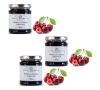 Belberry® | Confettura Ciliegie Morello - 3 x 215 Gr | Conserva di Ciliegie Dolce e Polposa Spalmabile su Pane e Burro, Torte o Ricotta