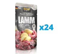 BELCANDO Finest Selection Agnello, patate e mirtilli rossi 24 x 125g cibo umido per cani