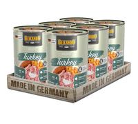 BELCANDO Turkey Holistic 6×400 g senza cereali - alimento umido per cani a due strati con tacchino, krill e superfood (bacche di goji, chlorella & patata dolce)