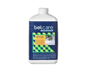 BELCARE - Detergente per pietre naturali, cemento e piscine, rimuove muffe, alghe e muschi, per uso interno ed esterno, 1 litro.
