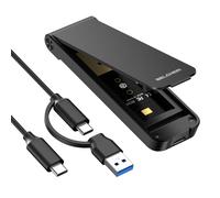BELCHERI M.2 NVMe SSD case, adattatore USB 3.2 Gen 2 10Gbps, design sandwich, in