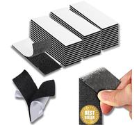 Belcro - Adesivo Autoadesivo Doppio Lato, Extra Forte, 3 m, Nastro Adesivo Double-Face, Riutilizzabile, 15 Pezzi, 3 x 10 cm, Gancio e Loop Tape per Tappeto, per Uso Domestico