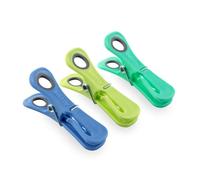 Beldray 24 mollette a doppia presa - Gancio aggiuntivo per appendere capi delicati, plastica riciclata, impugnatura antiscivolo, forti, durevoli, mollette per stendibiancheria, mollette resistenti,