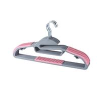 Beldray Confezione da 8 grucce per vestiti, antiscivolo, barra per pantaloni e ganci, a forma di S, per collari, ultra sottili, multiuso, salvaspazio, 41 cm di larghezza, ganci per adulti, porta