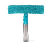 Beldray LA024275TQEU7 Detergente per Vetri Spray Salviette Integrate & Tampone di Pulizia in Microfibra, leggero, 25 x 27 cm, TergiVetro del Finestrino, Detergente per Vetri Doccia
