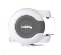 Beldray LA027016 Linea di lavaggio doppia per esterni e interni, linea di abbigliamento retrattile, asciugatura di bucato, portatile per campeggio/Motorhomes, 26 M di spazio di asciugatura
