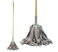 Beldray LA029074GRNEU7 - Mop in microfibra, fibre morbide super assorbenti, pulizia facile, per più tipi di pavimento, bambù certificato FSC®, testa di ricambio aggiuntiva, Eco Range, verde