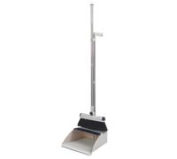 Beldray LA030216FEU7 - Set di scopa e paletta con manico lungo per pulizia profonda, spazzola per pavimenti multi superficie, spazzola integrata e testa girevole, setole morbide antigraffio per tutti