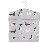 Beldray LA032005DFEU7 - Borsa porta mollette con stampa di cani, per appendere la corda, facile da appendere, con gancio per riporre fino a 100 mollette, riutilizzabile, per interni ed esterni, 33 x