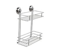 Beldray LA036131 Portasapone con Ventosa, Colore Argento Cromato, Cromo, Silver, 25 x 13 x 30 cm