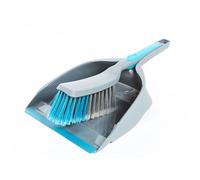 Beldray® LA049254 Kitchen Dustpan and Brush, Grey / Blue