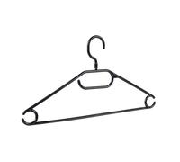 Beldray LA050779BLK Confezione da 10 Grucce in Plastica con Barra Orizzontale, Salvaspazio Appendini per Camicie, Pantaloni, Abiti, Cappotti, Nero