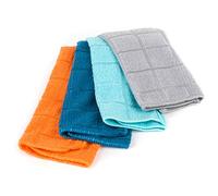 Beldray LA059338CDUEU Panni per spolveratura in microfibra, confezione da 4, tamponi in microfibra, per auto, spolveratura, ripiani per la pulizia, panni per la pulizia, colori assortiti