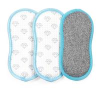 Beldray®LA086372UFEU7 AntiBac - Confezione da 3 spugne abrasive, massima brillantezza, trattamento con zinco piritione, perfette per servizi, pentole, padelle e oggetti in vetro