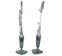 Beldray Pulitore a Vapore Clean & Refresh - Scopa a vapore, pulizia senza chimici, testa sagomata per angoli, riscaldamento rapido, serbatoio d'acqua 350 ml, tappeti, laminato, 1300W, BEL01986VDE