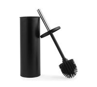 Beldray Scopino e portascopino per WC, trattamento antibatterico, setole in silicone antigraffio, a prova di spruzzi, design discreto, manico lungo, testina igienica facile da pulire, resistente alle