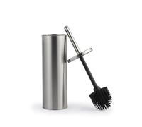 Beldray Scopino e supporto per WC, trattamento antibatterico, setole in silicone antigraffio, a prova di spruzzi, design discreto, manico lungo, testina igienica facile da pulire, resistente alle