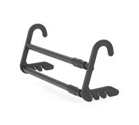 Beldray stendino da termosifone, set da 2, estensibile, 46 cm | Portata 1 kg per stendino, 2 ganci in plastica e 2 in metallo, clip per piccoli capi, si ripiega piatto, senza attrezzi