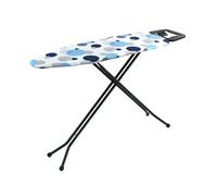 Beldray Swift Asse da Stiro - Tavolo da Stiro Pieghevole e Leggero, Superficie 97 x 34 cm, 4 Altezze Regolabili, Sottofondo Spesso in Feltro, Rivestimento in Cotone al 100%, Aperto - 117 x 35 cm