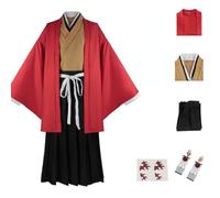 BELEB Anime Tsugikuni Yoriichi Cosplay Costume Halloween Vestito Partito Kimono Uniforme Completo Set (Tsugikuni Yoriichi,L)