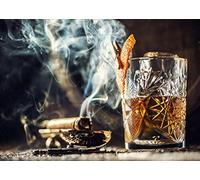 BELECO 2.1x1.5m Fondali in tessuto per sigari e whisky per fotografia di sigarette accese,whisky,bicchiere di vino,barile,sigaro,per uomo,30°, 40°, 50°,decorazioni per feste di buon compleanno