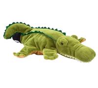 Beleduc Arts & Crafts- Beleduc Roleplay Coccodrillo Marionetta da Mano, Colore Verde-Marrone, 29 x 5,5 x 25 cm, 40129