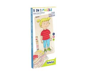 Beleduc Puzzle a strati Il tuo corpo ragazza 1 St