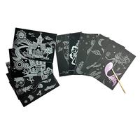 Beleduc Set Disegni da grattare e colorare