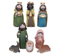 Belen di Natale per Bambini - Completo di 8 Figurine 9 cm - Portale per Presepi Natalizie - Completa il Presepe dei Bambini